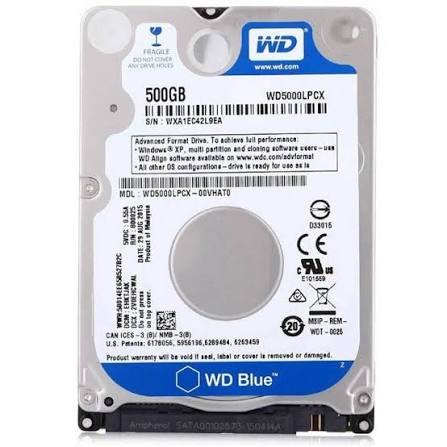 500 GB Hard Drive